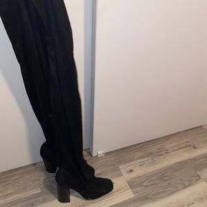 Thigh high heel boots